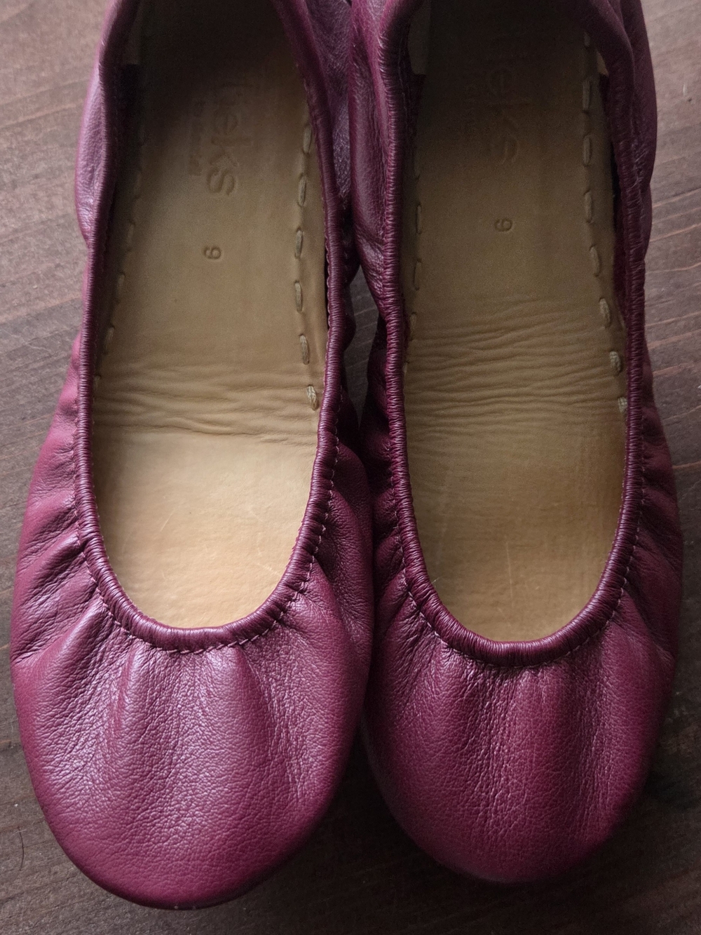 Tieks Women’s Ballet Flats - Wine Leather